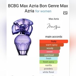 New In Box Bcbgmaxazria Bon Genre Max Azria Full Bottle 100 ML Desginer Scent